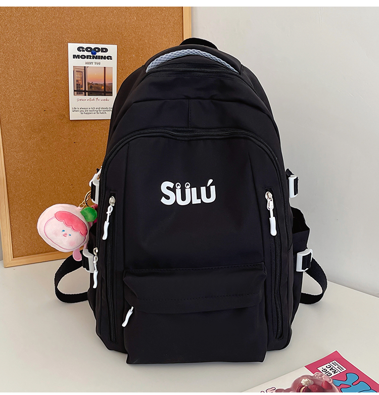 Minimalist Color-Block Backpack