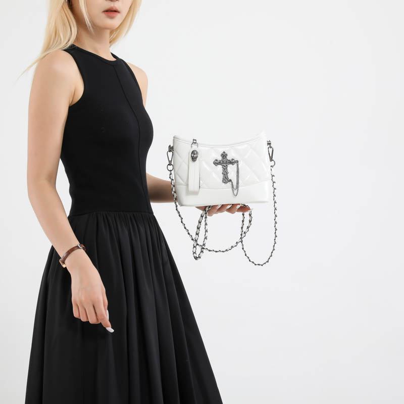 2026-May Medium Pillow Bag – PU Leather Crossbody Shoulder Bag for Women