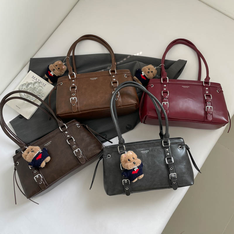British style PU shoulder bag
